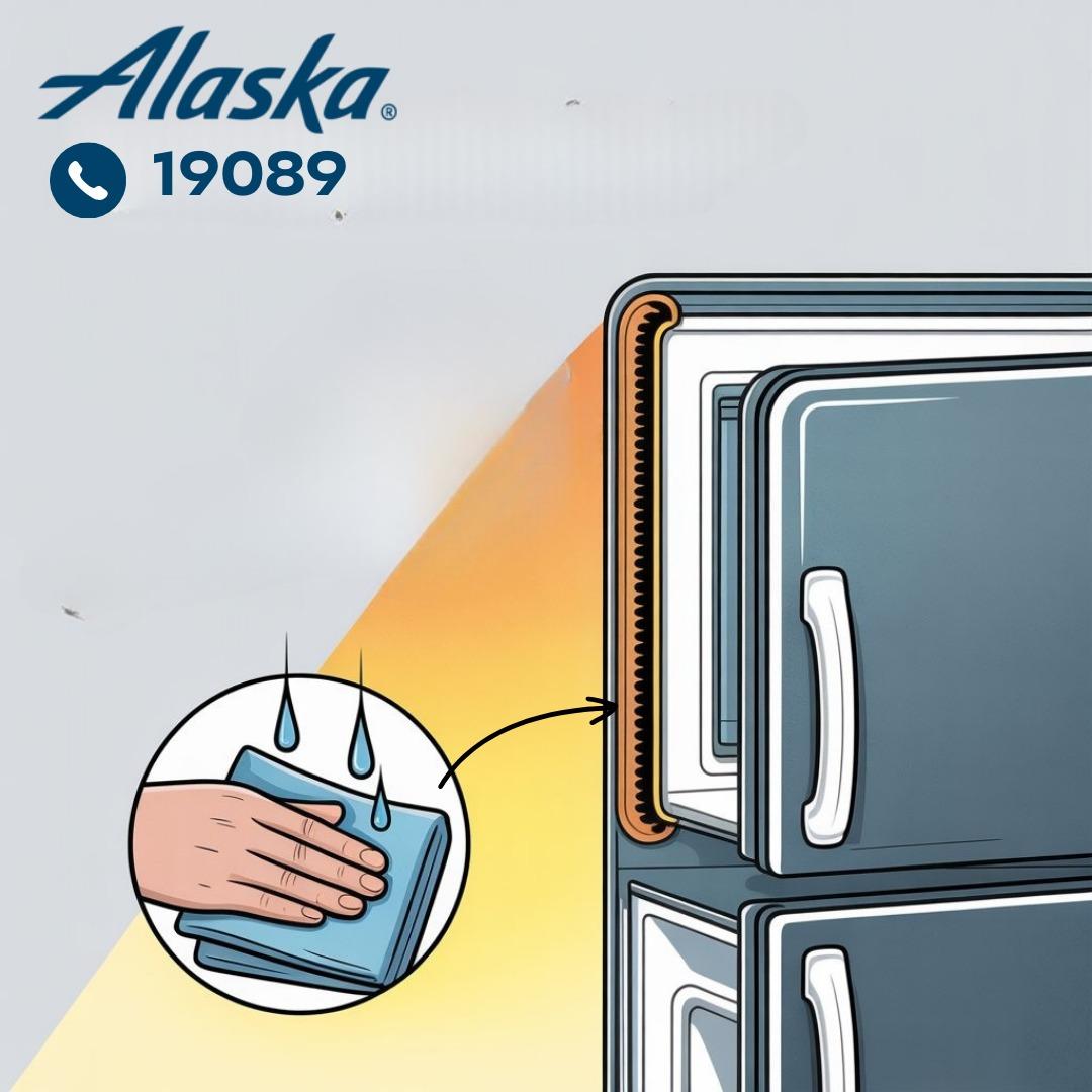 فحص جلدة باب ثلاجة الاسكا فحص جلدة باب ثلاجة الاسكا